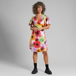 Wrap Dress Kungshamn Abstract Floral Multi Color from The Blind Spot