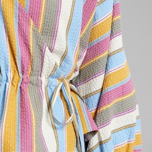 Wrap Top Rosenvik Club Stripe Multi Color from The Blind Spot