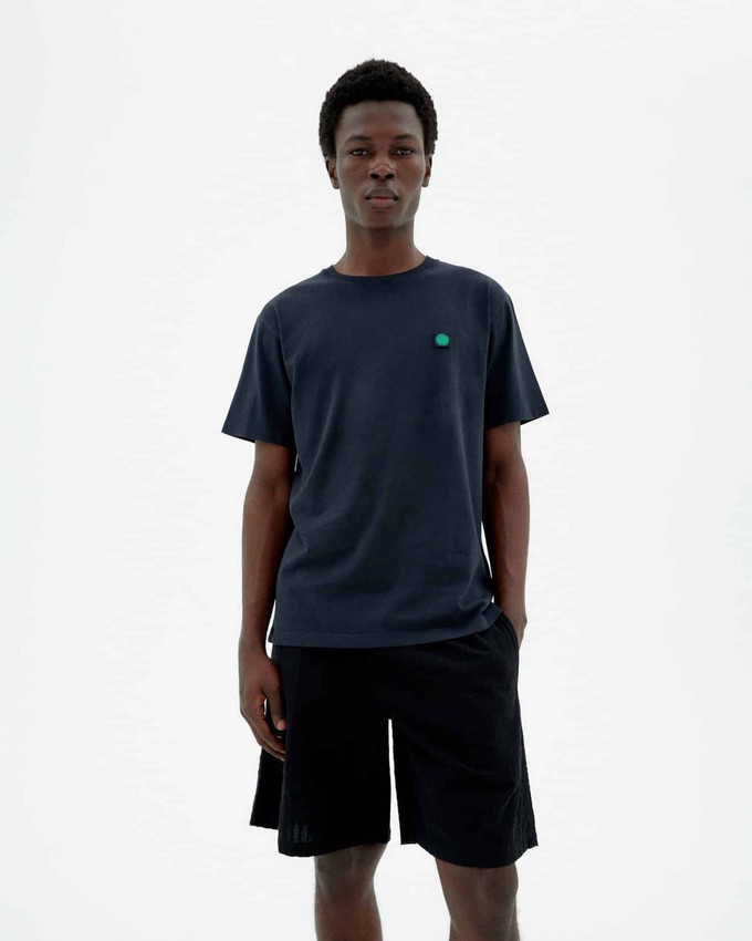 Thinking Mu T-shirt Sol Contrast Navy from The Blind Spot