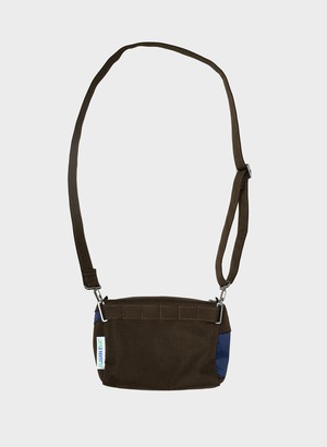 Susan Bijl | The New Bum Bag Dark Mud & Navy Small from The Blind Spot