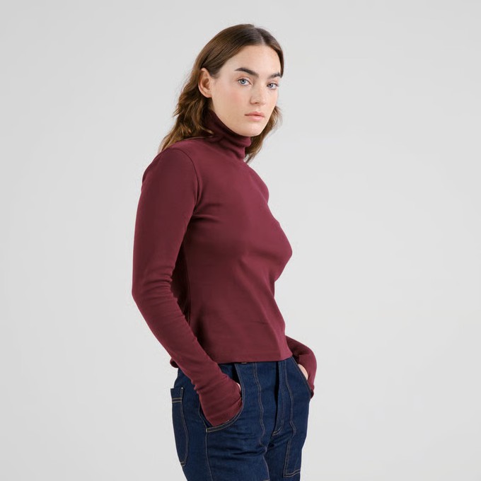 Dedicated | Rib Top Malma Fig Red from The Blind Spot