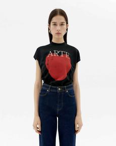 Thinking Mu T-shirt Volta Art Love Zwart via The Blind Spot