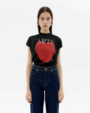 Thinking Mu T-shirt Volta Art Love Zwart from The Blind Spot