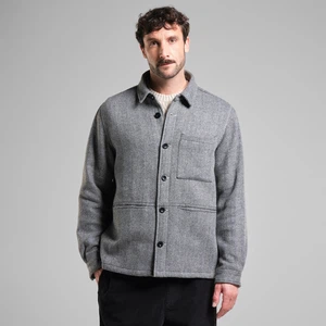 Jacket Fagersta Herringbone Zwart from The Blind Spot