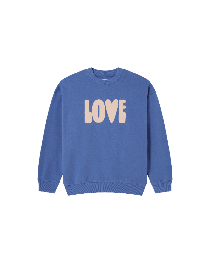 Sweater Love Ecru Heritage Blue from The Blind Spot