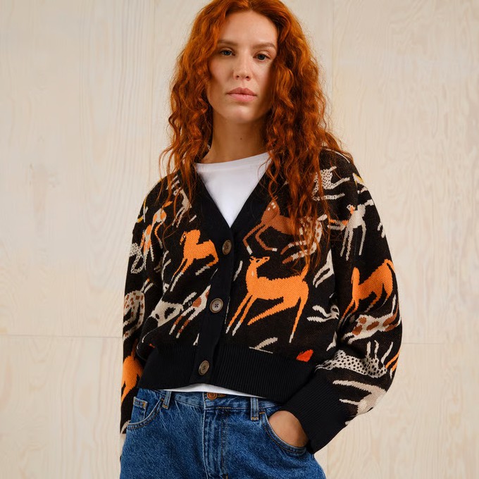 Dedicated | Cardigan Kanan Mustang Party Black from The Blind Spot