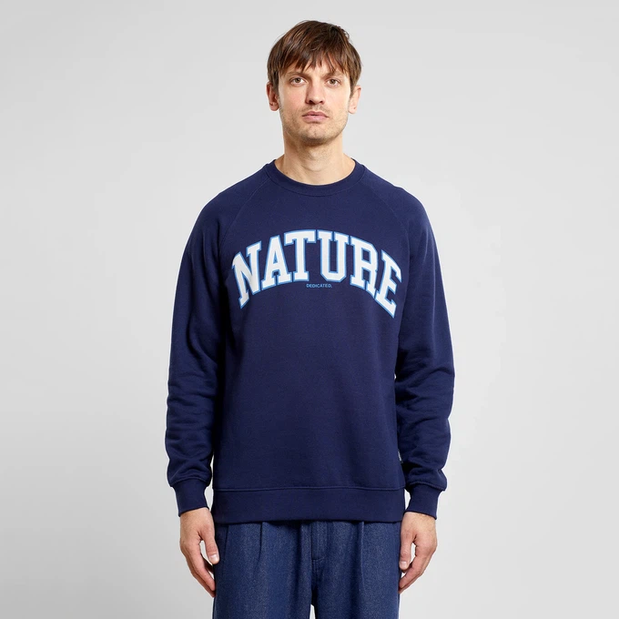 Sweatshirt Malmoe Nature Navy from The Blind Spot