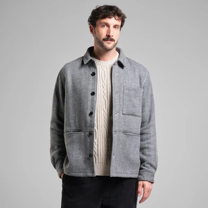 Jacket Fagersta Herringbone Zwart from The Blind Spot