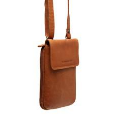 Leather Phone Pouch Cognac Langley - The Chesterfield Brand via The Chesterfield Brand