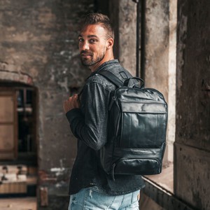 Leather Backpack Black Rich - The Chesterfield Brand from The Chesterfield Brand