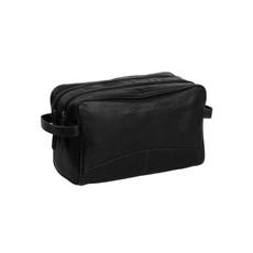Leather Toiletry Bag Black Stefan - The Chesterfield Brand via The Chesterfield Brand