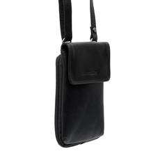 Leather Phone Pouch Black Langley - The Chesterfield Brand via The Chesterfield Brand