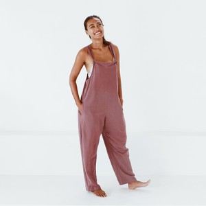 Broekpak - upcycled 100% katoen - marsala from The Driftwood Tales