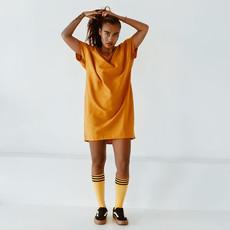 Jurk - gerecycled katoen - turmeric via The Driftwood Tales
