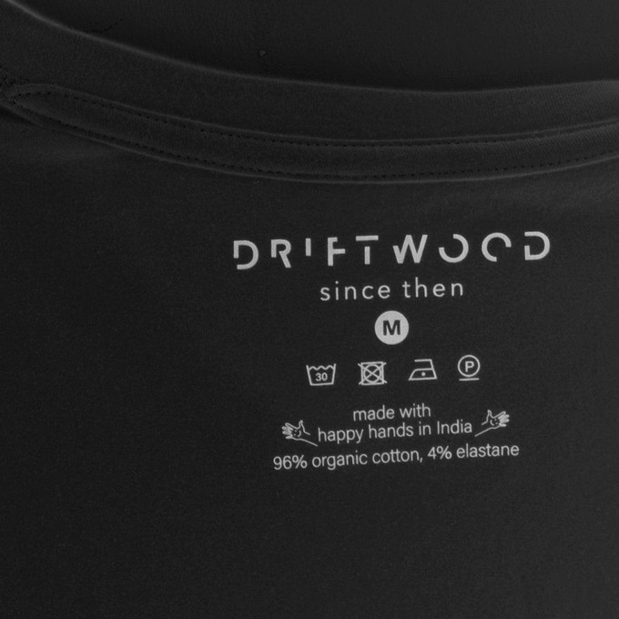 2 x T-shirt Basic - Biologisch katoen - zwart - V - hals from The Driftwood Tales