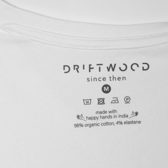 2 x T-shirt Basic - Biologisch katoen - wit - V - hals from The Driftwood Tales