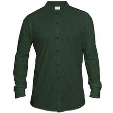 Overhemd - Biologisch katoen - donker groen via The Driftwood Tales