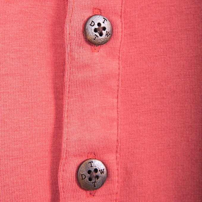 Poloshirt Basic - Rood + jeans borstzakje from The Driftwood Tales