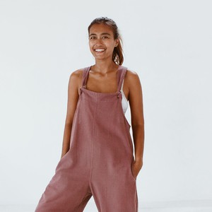 Broekpak - upcycled 100% katoen - marsala from The Driftwood Tales