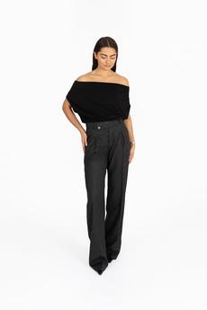 THE PHINE PANTS BLACK via THE LAUNCH