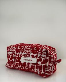 THE MAKE-UP BAG RED via THE LAUNCH