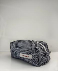 THE MAKE-UP BAG BLUE via THE LAUNCH