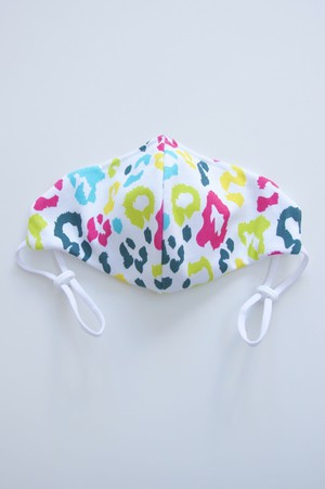 Rainbow Leopard Print Face Covering from Tilbea London