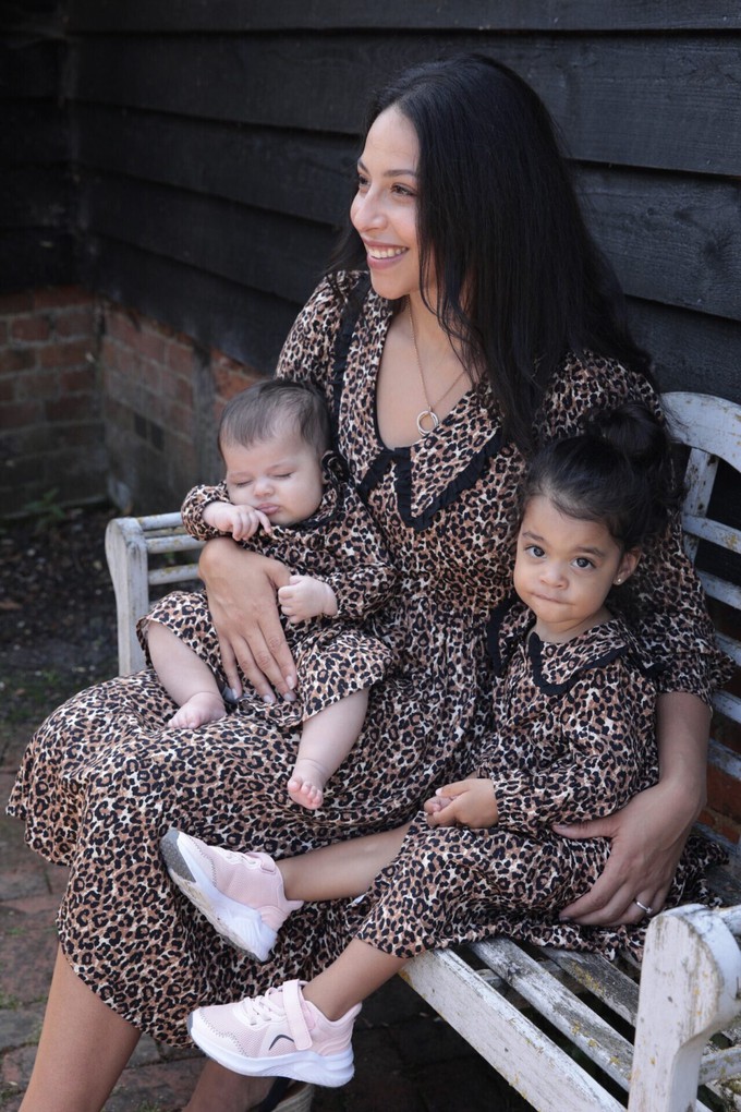 Bumble Leopard Print Girls Dress from Tilbea London