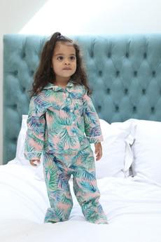 Palm Print Children’s Pyjamas via Tilbea London