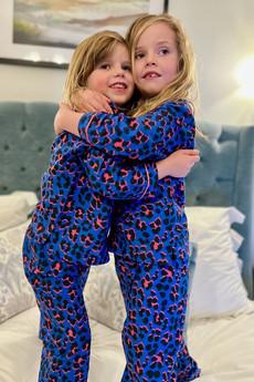 Kids Leopard Print Pyjamas via Tilbea London