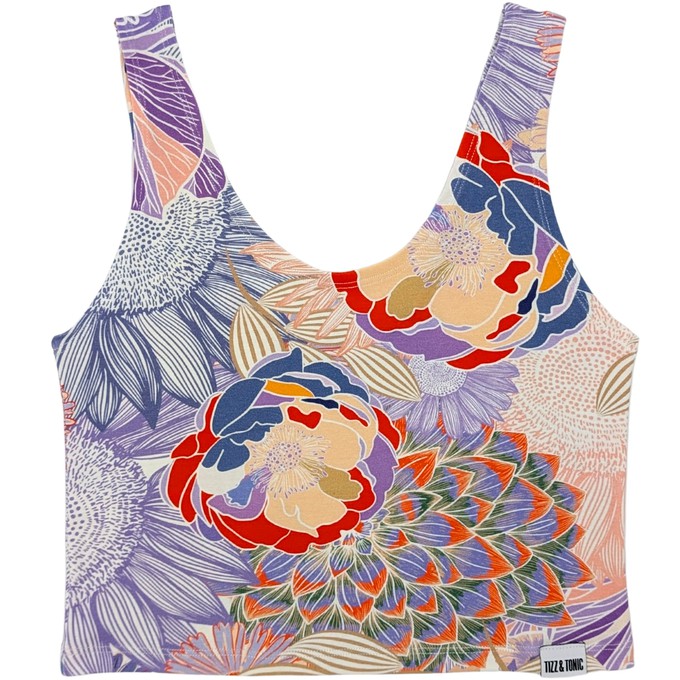 Aura Supima Cotton Cropped Tank Top from TIZZ & TONIC