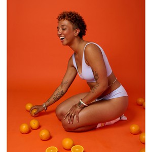 Lavender Organic Cotton Cheeky Panty from TIZZ & TONIC