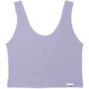 Lavender Organic Cotton Cropped Tank Top from TIZZ & TONIC