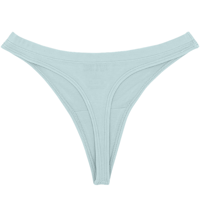 Baby Blue Supima Cotton Tanga Panty from TIZZ & TONIC