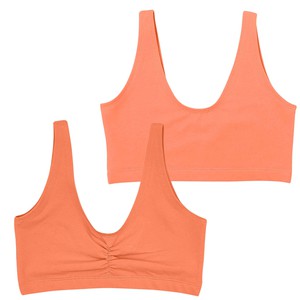 Apricot Supima Cotton Soft Bra from TIZZ & TONIC Apricot Supima Cotton Soft Bra from TIZZ & TONIC