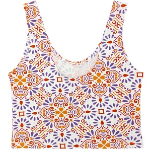 Mediterranean Supima Cotton Cropped Tank Top from TIZZ & TONIC