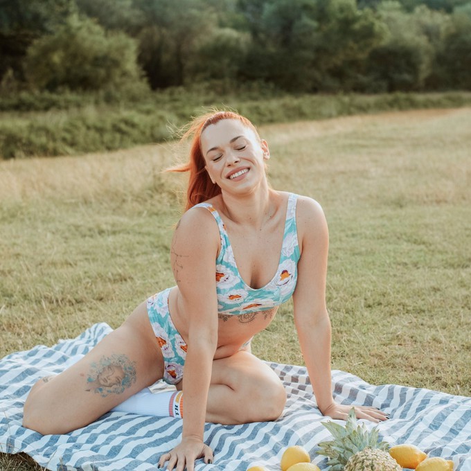 Blossom Organic Cotton Cheeky Panty from TIZZ & TONIC
