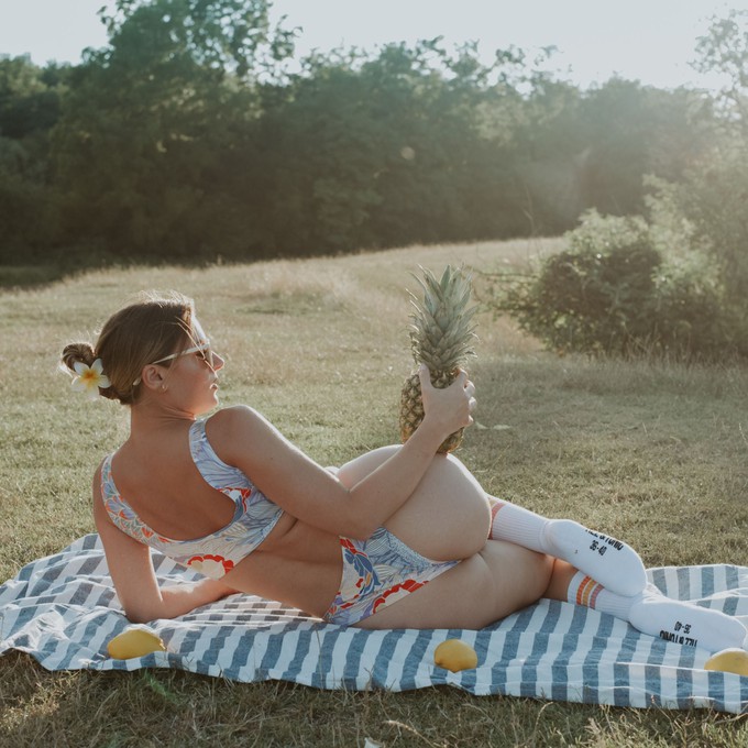 Aura Organic Cotton Brazilian Panty from TIZZ & TONIC