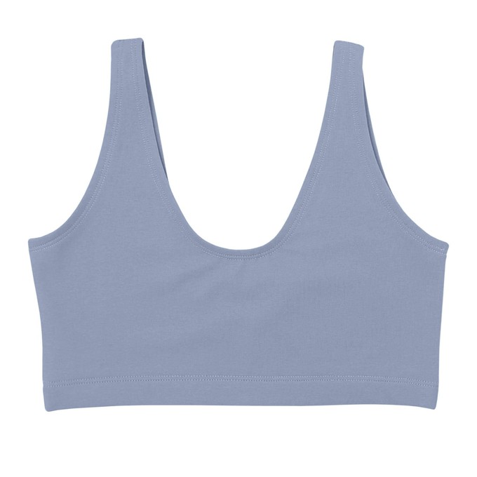 Foxy Grey Supima Cotton Soft Bra from TIZZ & TONIC