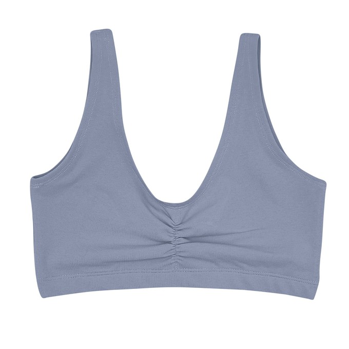 Foxy Grey Supima Cotton Soft Bra from TIZZ & TONIC