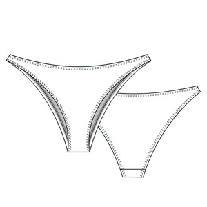 Tulip Organic Cotton Brazilian Panty from TIZZ & TONIC