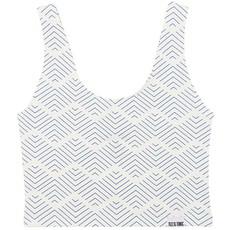 Santorini Organic Cotton Cropped Tank Top via TIZZ & TONIC