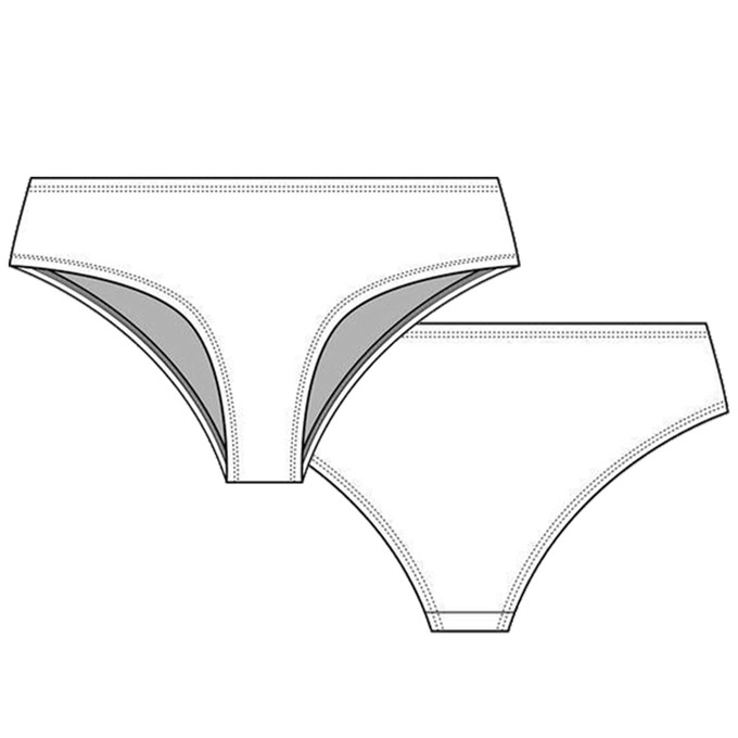 Blossom Organic Cotton Cheeky Panty from TIZZ & TONIC