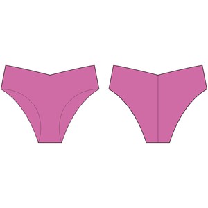 Super Pink Second-Skin Bikini Panty from TIZZ & TONIC
