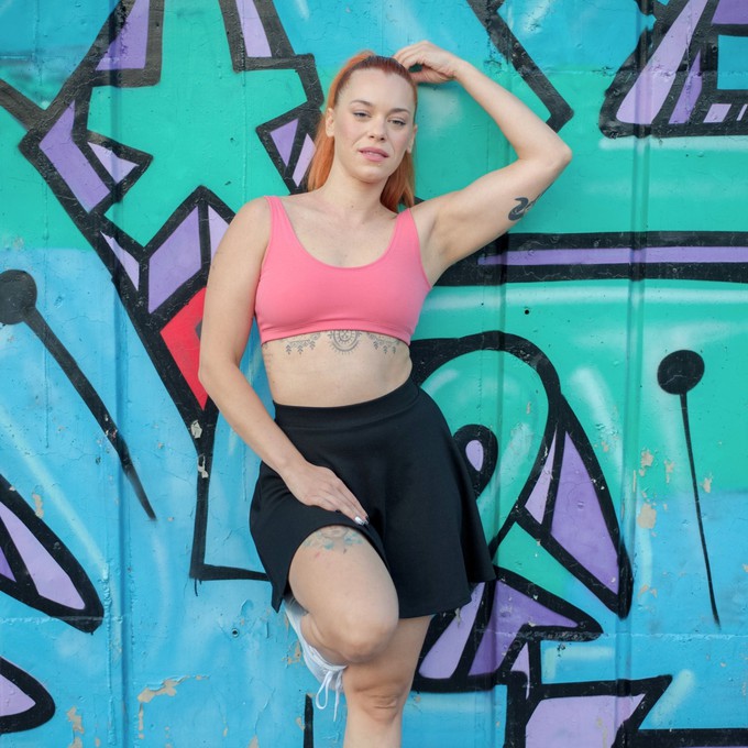 Desert Rose Supima Cotton Soft Bra from TIZZ & TONIC