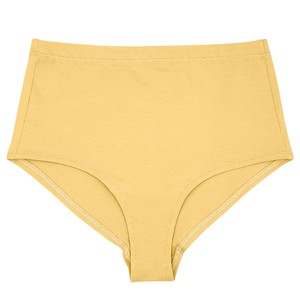 Butter Yellow Organic Cotton Hi-Waist Panty from TIZZ & TONIC