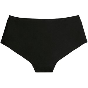 Jet Black Organic Cotton Hipster Panty from TIZZ & TONIC