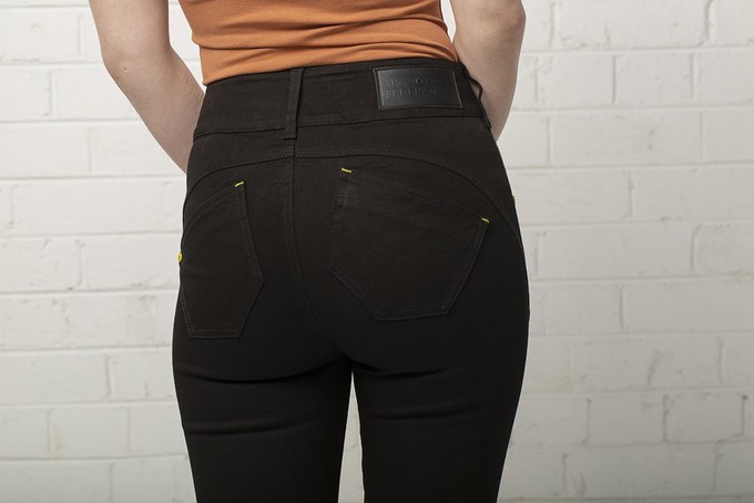 Jet Black High Waisted Jean from TRi COLOUR FEDERATiON