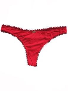 Red Bamboo 90's Thong via Troo