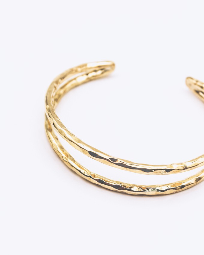 goldie double cuff bracelet from TRUVAI jewellery
